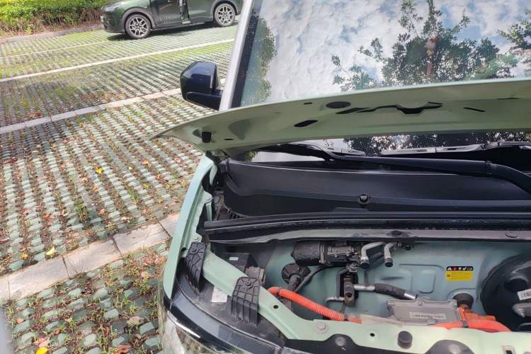 Used Wuling Hongguang MINIEV 2021 Macaron Fashion Model Lithium Iron Phosphate Engine Bay Right