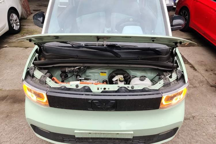 Used Wuling Hongguang MINIEV 2021 Macaron Premium Model – Lithium-NMC Engine Bay