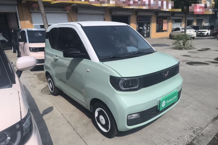 Used Wuling Hongguang MINIEV 2021 Macaron Sandwich Model 120 km Lithium Iron Phosphate Exterior 1