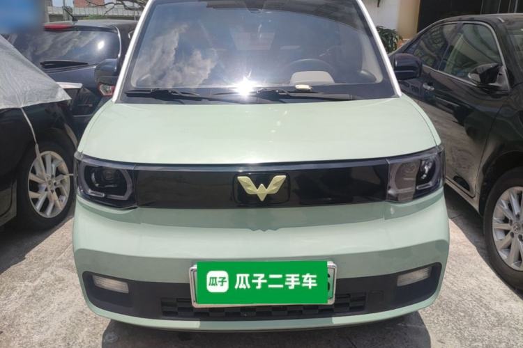 Used Wuling Hongguang MINIEV 2021 Macaron Sandwich Model 120 km Lithium NMC Front