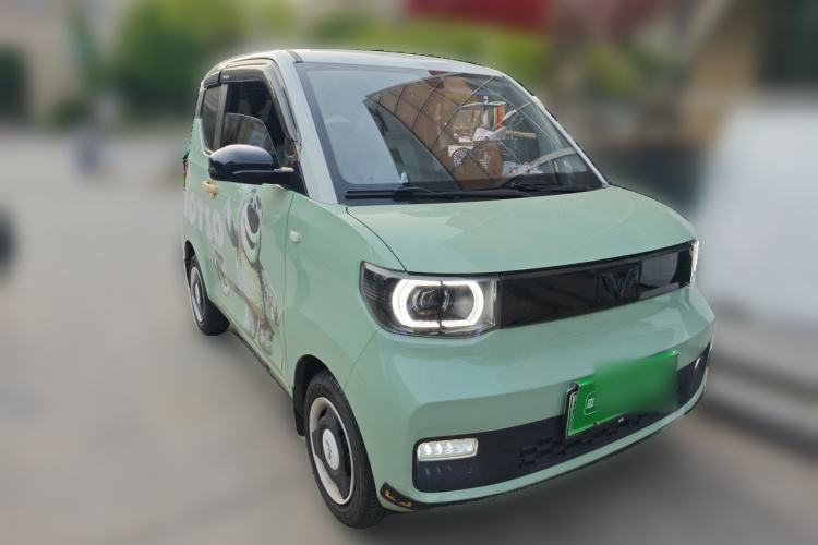 Used Wuling Hongguang MINIEV 2021 Macaron Fashion Edition Lithium-Ion Battery Front Right 45 Deg