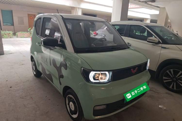 Used Wuling Hongguang MINIEV 2021 Macaron Premium Model – Lithium Iron Phosphate Front Right 45 Deg