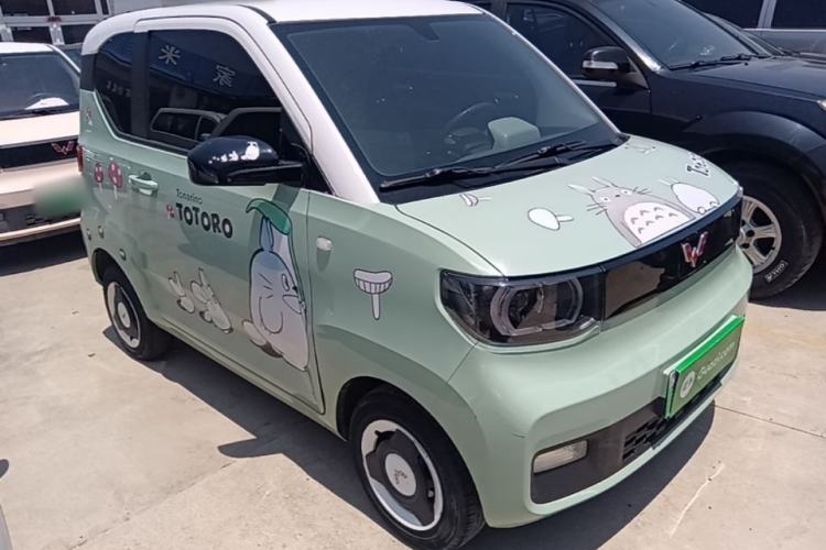 Used Wuling Hongguang MINIEV 2021 Macaron Fashion Model Lithium Iron Phosphate Front Right 45 Deg