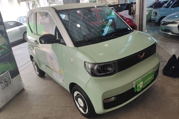 Used Wuling Hongguang MINIEV 2021 Macaron Fashion Model Lithium Iron Phosphate Front Right 45 Deg