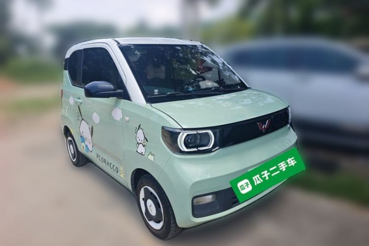Used Wuling Hongguang MINIEV 2021 Macaron Premium Model – Lithium Iron Phosphate Front Right 45 Deg