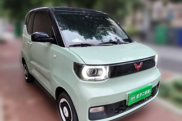 Used Wuling Hongguang MINIEV 2021 Macaron Fashion Model Lithium Iron Phosphate Front Right 45 Deg