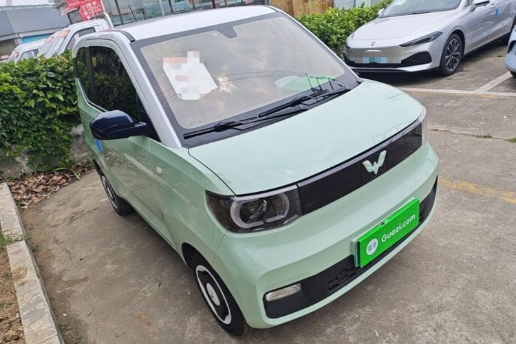 Used Wuling Hongguang MINIEV 2021 Macaron Fashion Edition Lithium-Ion Battery Front Right 45 Deg