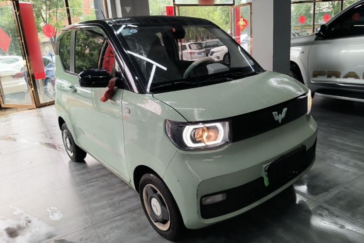 Used Wuling Hongguang MINIEV 2021 Macaron Premium Model – Lithium Iron Phosphate Front Right 45 Deg