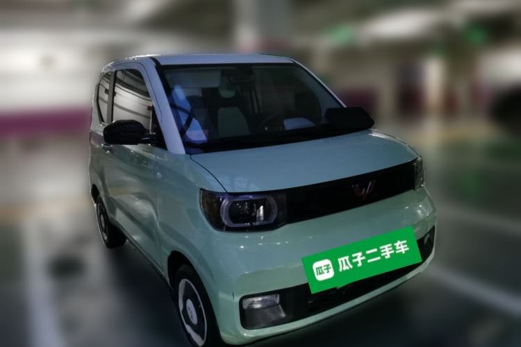 Used Wuling Hongguang MINIEV 2021 Macaron Fashion Model Lithium Iron Phosphate Front Right 45 Deg