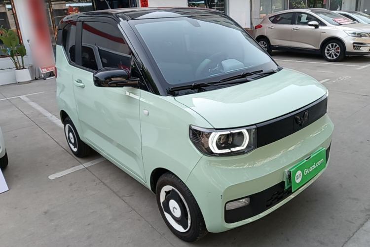 Used Wuling Hongguang MINIEV 2021 Macaron Fashion Model Lithium Iron Phosphate Front Right 45 Deg