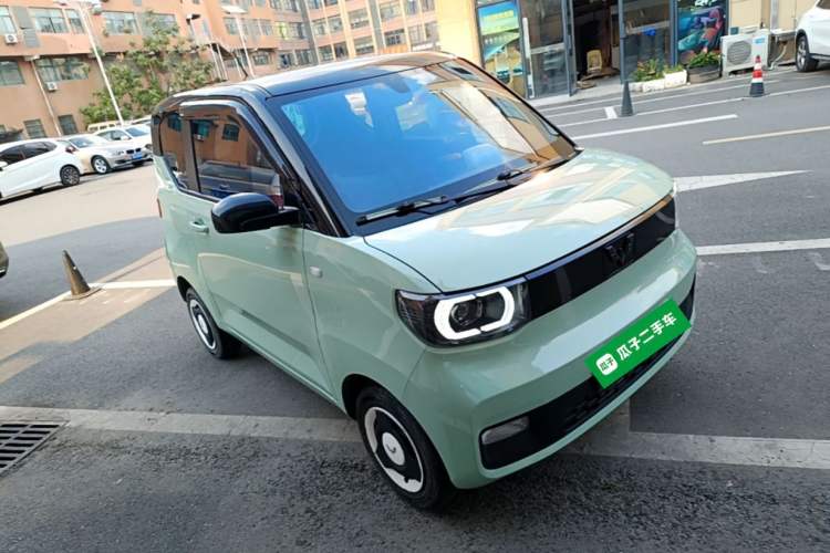 Used Wuling Hongguang MINIEV 2021 Macaron Premium Model – Lithium Iron Phosphate Front Right 45 Deg