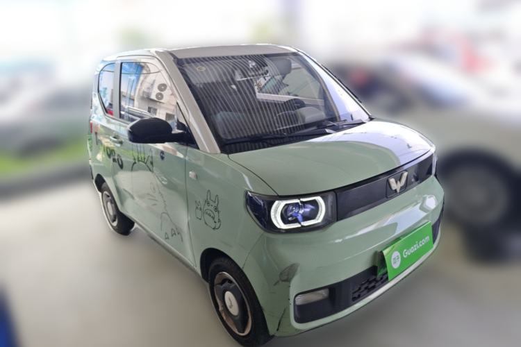 Used Wuling Hongguang MINIEV 2021 Macaron Fashion Model Lithium Iron Phosphate Front Right 45 Deg