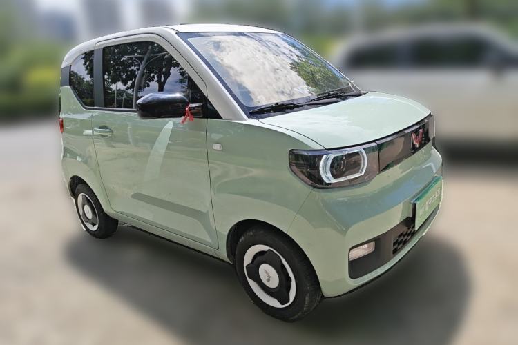Used Wuling Hongguang MINIEV 2021 Macaron Fashion Edition Lithium-Ion Battery Front Right 45 Deg