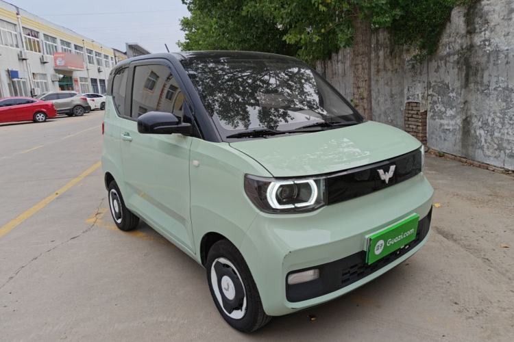 Used Wuling Hongguang MINIEV 2021 Macaron Fashion Model Lithium Iron Phosphate Front Right 45 Deg