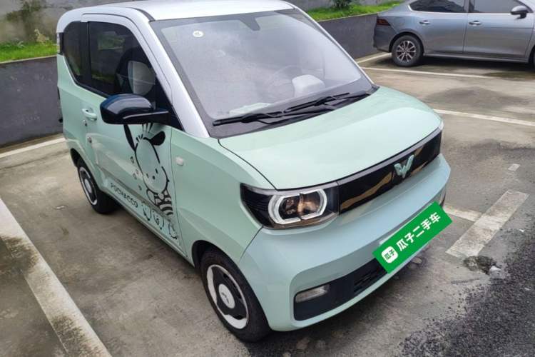 Used Wuling Hongguang MINIEV 2021 Macaron Premium Model – Lithium Iron Phosphate Front Right 45 Deg