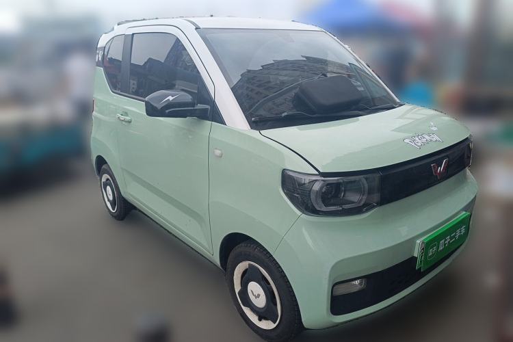 Used Wuling Hongguang MINIEV 2021 Macaron Fashion Model Lithium Iron Phosphate Front Right 45 Deg