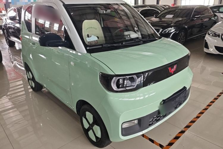 Used Wuling Hongguang MINIEV 2021 Macaron Fashion Model Lithium Iron Phosphate Front Right 45 Deg