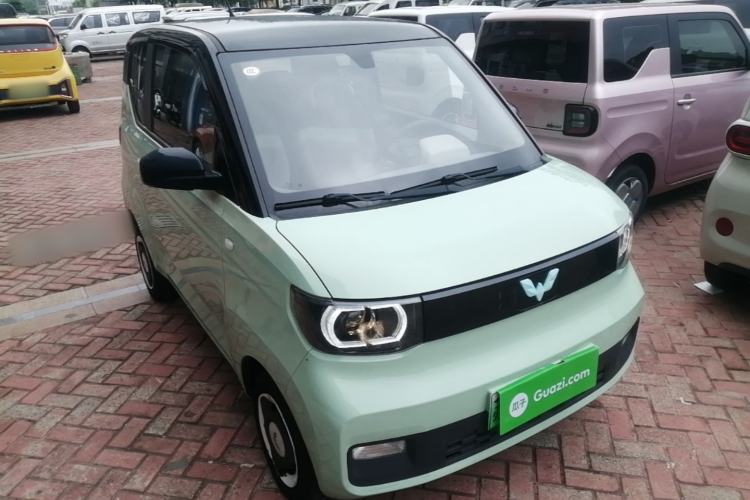 Used Wuling Hongguang MINIEV 2021 Macaron Fashion Edition Lithium-Ion Battery Front Right 45 Deg