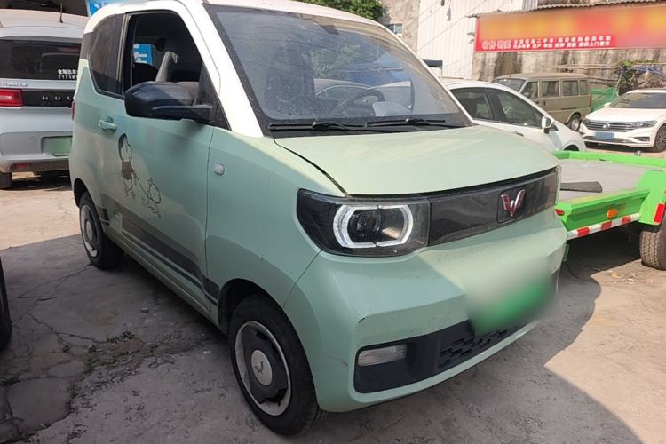 Used Wuling Hongguang MINIEV 2021 Macaron Fashion Model Lithium Iron Phosphate Front Right 45 Deg