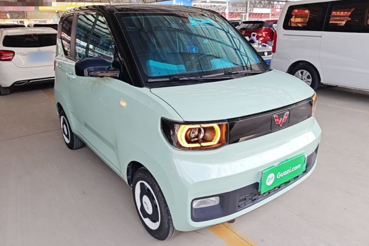 Used Wuling Hongguang MINIEV 2021 Macaron Fashion Edition Lithium-Ion Battery Front Right 45 Deg