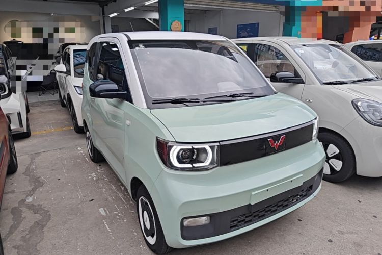 Used Wuling Hongguang MINIEV 2021 Macaron Premium Model – Lithium Iron Phosphate Front Right 45 Deg
