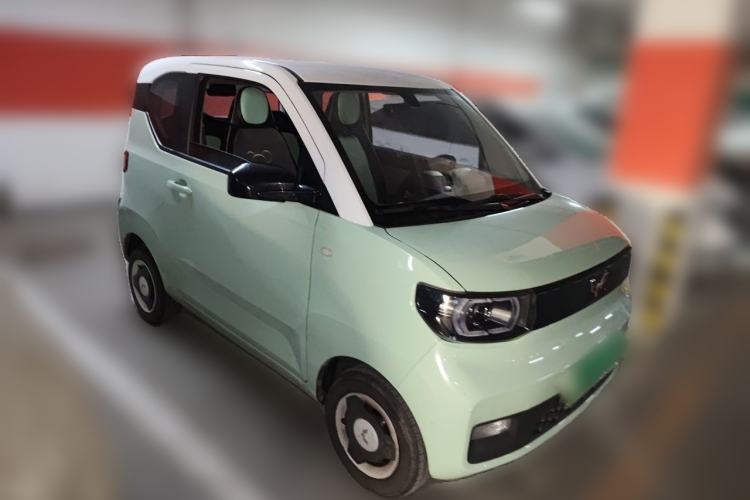 Used Wuling Hongguang MINIEV 2021 Macaron Fashion Model Lithium Iron Phosphate Front Right 45 Deg