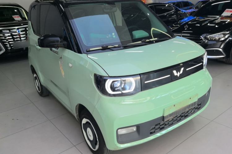 Used Wuling Hongguang MINIEV 2021 Macaron Fashion Edition Lithium-Ion Battery Front Right 45 Deg