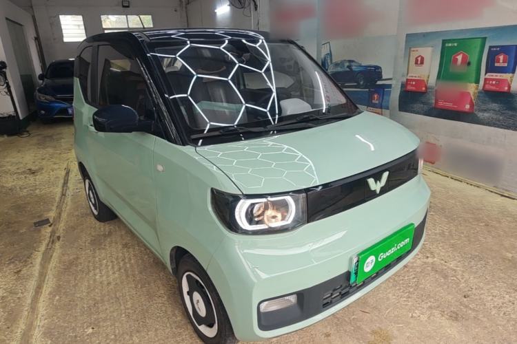 Used Wuling Hongguang MINIEV 2021 Macaron Premium Model – Lithium Iron Phosphate Front Right 45 Deg