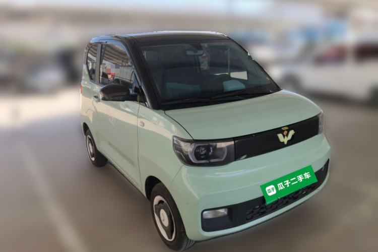 Used Wuling Hongguang MINIEV 2021 Macaron Fashion Model Lithium Iron Phosphate Front Right 45 Deg