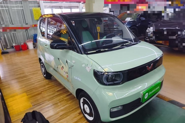 Used Wuling Hongguang MINIEV 2021 Macaron Premium Model – Lithium Iron Phosphate Front Right 45 Deg