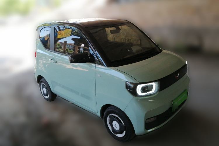 Used Wuling Hongguang MINIEV 2021 Macaron Premium Model – Lithium Iron Phosphate Front Right 45 Deg