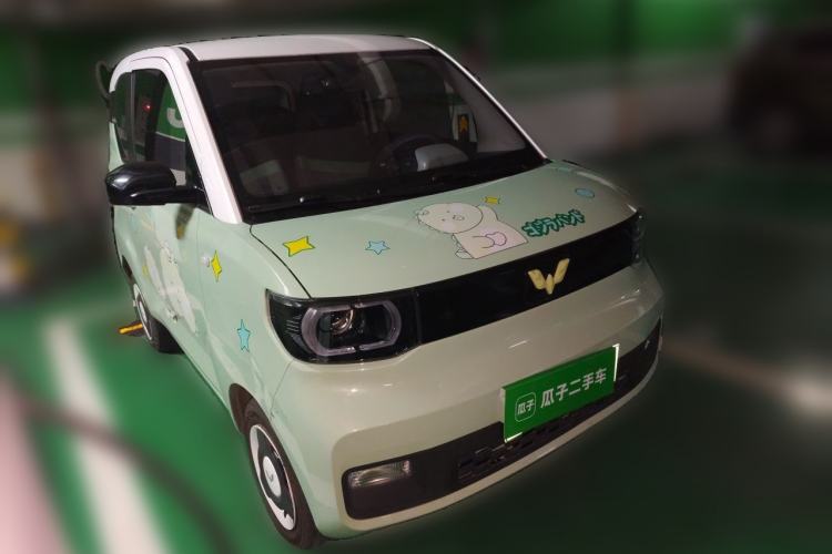 Used Wuling Hongguang MINIEV 2021 Macaron Fashion Model Lithium Iron Phosphate Front Right 45 Deg