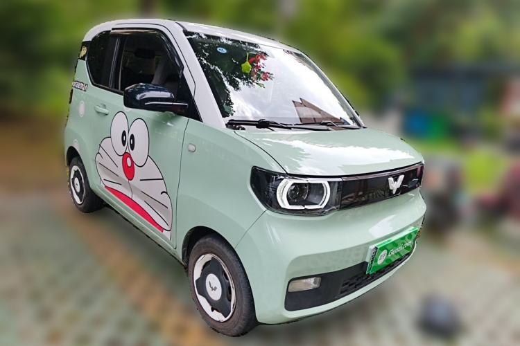 Used Wuling Hongguang MINIEV 2021 Macaron Premium Model – Lithium Iron Phosphate Front Right 45 Deg