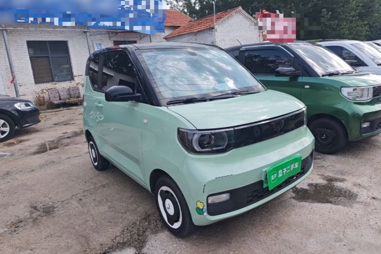 Used Wuling Hongguang MINIEV 2021 Macaron Fashion Model Lithium Iron Phosphate Front Right 45 Deg