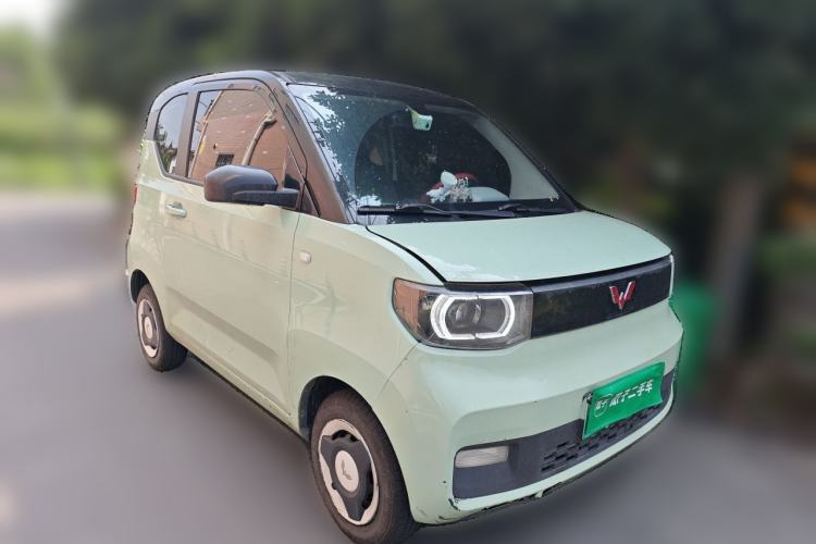Used Wuling Hongguang MINIEV 2021 Macaron Fashion Model Lithium Iron Phosphate Front Right 45 Deg