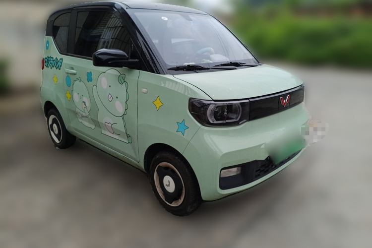 Used Wuling Hongguang MINIEV 2021 Macaron Fashion Edition Lithium-Ion Battery Front Right 45 Deg