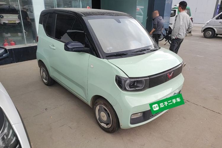 Used Wuling Hongguang MINIEV 2021 Macaron Fashion Model Lithium Iron Phosphate Front Right 45 Deg