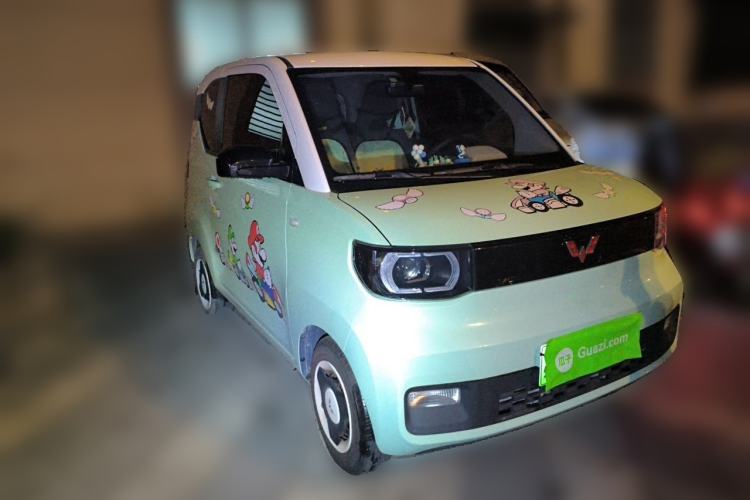 Used Wuling Hongguang MINIEV 2021 Macaron Premium Model – Lithium Iron Phosphate Front Right 45 Deg