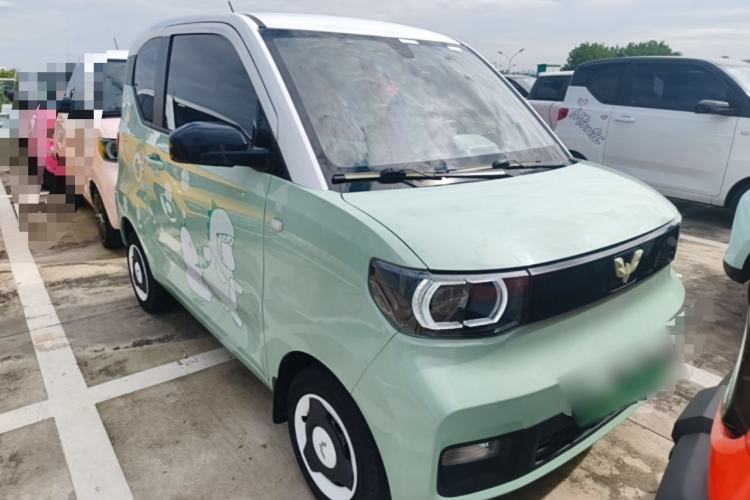 Used Wuling Hongguang MINIEV 2021 Macaron Premium Model – Lithium Iron Phosphate Front Right 45 Deg