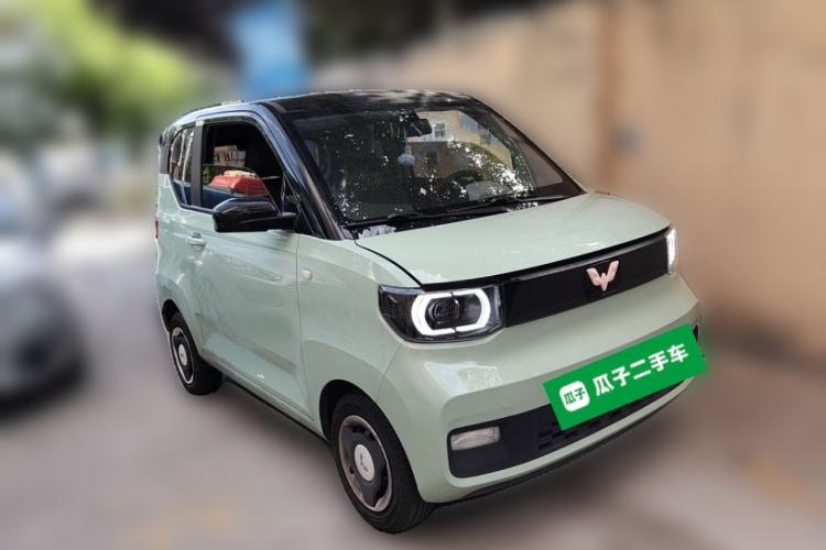 Used Wuling Hongguang MINIEV 2021 Macaron Premium Model – Lithium Iron Phosphate Front Right 45 Deg