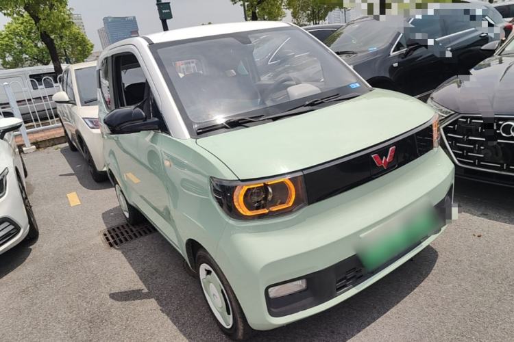 Used Wuling Hongguang MINIEV 2021 Macaron Premium Model – Lithium Iron Phosphate Front Right 45 Deg