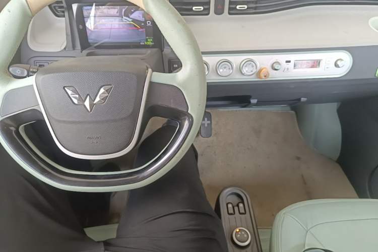 Used Wuling Hongguang MINIEV 2021 Macaron Sandwich Model 170 km Lithium Iron Phosphate Gear Lever