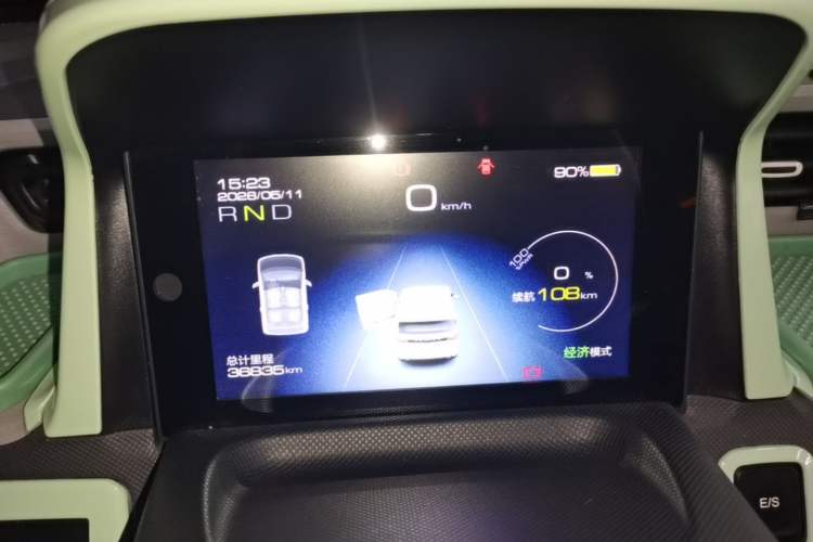 Used Wuling Hongguang MINIEV 2021 Macaron Fashion Model Lithium Iron Phosphate Instrument Cluster