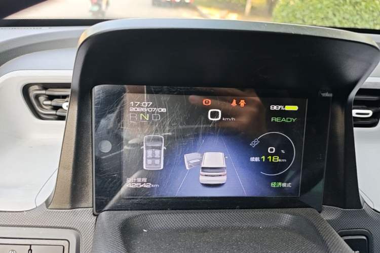 Used Wuling Hongguang MINIEV 2021 Macaron Fashion Model Lithium Iron Phosphate Instrument Cluster