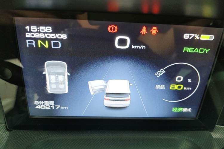 Used Wuling Hongguang MINIEV 2021 Macaron Fashion Model Lithium Iron Phosphate Instrument Cluster
