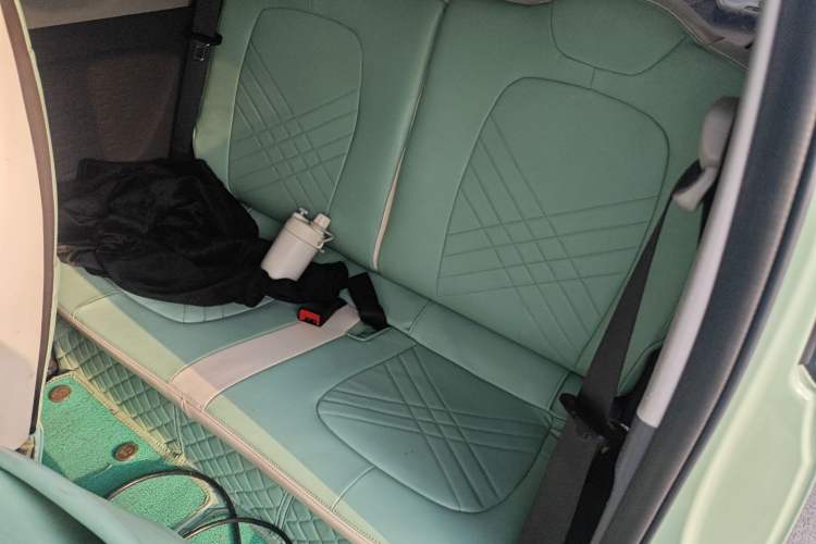 Used Wuling Hongguang MINIEV 2021 Macaron Sandwich Model 170 km Lithium Iron Phosphate Left Rear Seat