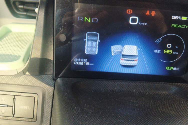 Used Wuling Hongguang MINIEV 2021 Macaron Premium Model – Lithium Iron Phosphate Odometer Close Up