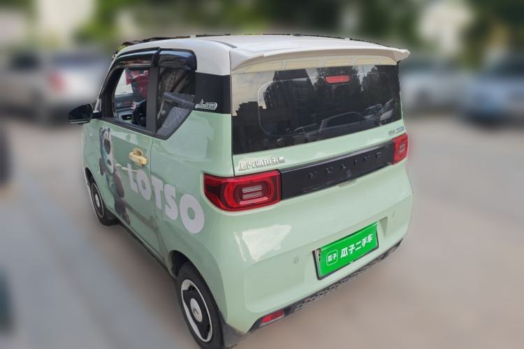 Used Wuling Hongguang MINIEV 2021 Macaron Fashion Edition Lithium-Ion Battery Rear Left 45 Deg