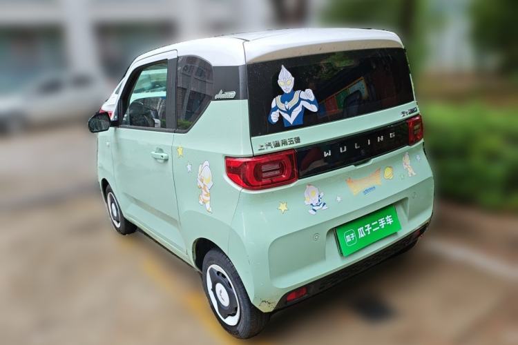 Used Wuling Hongguang MINIEV 2021 Macaron Premium Model – Lithium Iron Phosphate Rear Left 45 Deg
