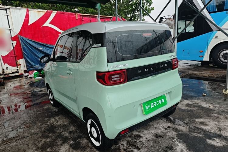 Used Wuling Hongguang MINIEV 2021 Macaron Premium Model – Lithium Iron Phosphate Rear Left 45 Deg